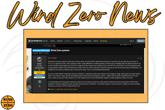 Wind Zero at Gunsite